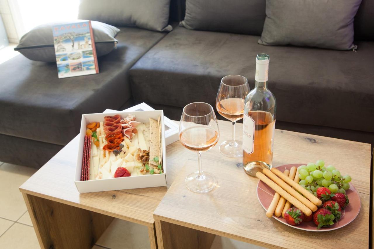Kamares Loft Apartman Kavála Kültér fotó